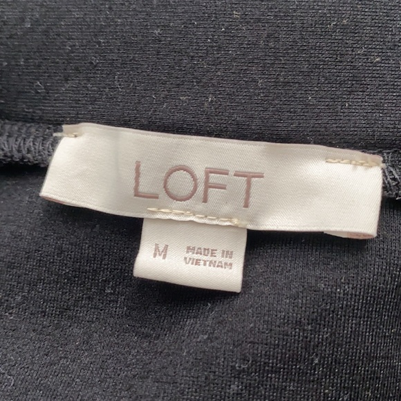 Loft black dress skirt - Picture 2 of 2